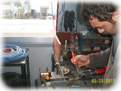 kaynak makinaası ekipmanları  tamir servisi